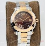 YF Factory Copy Chopard Happy Sport 7 Diamond 36mm Watch ETA955.112 Quartz